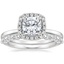 Platinum Vienna Diamond Ring with Marseille Diamond Ring (1/3 ct. tw.)