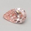 0.44 Ct. Fancy Intense Pink Pear Lab Grown Diamond