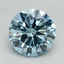 5.00 Ct. Fancy Vivid Blue Round Lab Grown Diamond