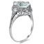 The Estelle Ring, smalltop view on a hand