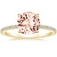 18K Yellow Gold Demi Three-Quarter Coverage Diamond Ring (1/3 ct. tw.), smalltop view
