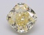 1.57 Ct. Fancy Intense Yellow Cushion Lab Grown Diamond