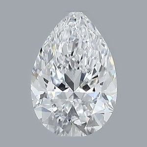 Pear diamond — real photo
