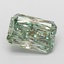 2.01 Ct. Fancy Vivid Green Radiant Lab Grown Diamond