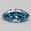 1.00 Ct. Fancy Vivid Blue Marquise Lab Grown Diamond