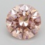 3.03 Ct. Fancy Intense Pink Round Lab Grown Diamond