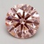 2.65 Ct. Fancy Intense Pink Round Lab Grown Diamond