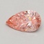 0.52 Ct. Fancy Vivid Pink Pear Lab Grown Diamond
