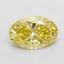 3.01 Ct. Fancy Intense Yellow Oval Lab Grown Diamond