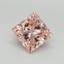 3.00 Ct. Fancy Vivid Pink Princess Lab Grown Diamond