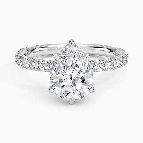 Luxe French Pavé Perfect Fit Diamond Ring