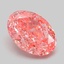 2.10 Ct. Fancy Vivid Pink Oval Lab Grown Diamond