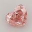 2.88 Ct. Fancy Vivid  Pink Heart Lab Grown Diamond