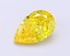 1.27 Ct. Fancy Vivid  Yellow Pear Lab Grown Diamond