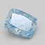 1.13 Ct. Fancy Vivid Blue Cushion Lab Grown Diamond