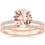 14KR Morganite Luxe Ballad Bridal Set (1/2 ct. tw.), smalltop view