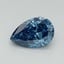 0.52 Ct. Fancy Vivid Blue Pear Lab Grown Diamond
