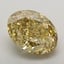 10.62 Ct. Fancy Intense Yellow Oval Lab Grown Diamond