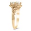The Balsam Ring, smalltop view on a hand