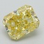 2.05 Ct. Fancy Intense  Yellow Radiant Lab Grown Diamond