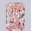 5.57 Ct. Fancy Vivid Pink Radiant Lab Grown Diamond
