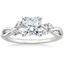 18K White Gold Willow Diamond Ring (1/8 ct. tw.), smalltop view