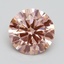 2.30 Ct. Fancy Intense Pink Round Lab Grown Diamond