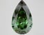 5.00 Ct. Fancy Vivid Green Pear Lab Grown Diamond