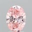 2.00 Ct. Fancy Vivid Pink Oval Lab Grown Diamond