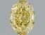1.09 Ct. Fancy Intense  Yellow Oval Lab Grown Diamond