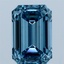 2.00 Ct. Fancy Vivid Blue Emerald Lab Grown Diamond