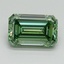 1.51 Ct. Fancy Vivid Green Emerald Lab Grown Diamond