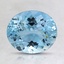 10.7x9.2mm Oval Aquamarine