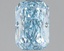 1.15 Ct. Fancy Intense Blue Radiant Lab Grown Diamond