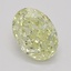 1.12 Ct. Fancy Light Yellow Oval Diamond
