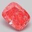 3.19 Ct. Fancy Vivid Pink Cushion Lab Grown Diamond