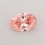 0.36 Ct. Fancy Vivid Pink Oval Lab Grown Diamond