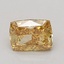 1.03 Ct. Fancy Vivid Yellow Cushion Lab Grown Diamond