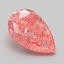 1.51 Ct. Fancy Vivid Pink Pear Lab Grown Diamond
