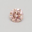 0.52 Ct. Fancy Intense Pink Round Lab Grown Diamond