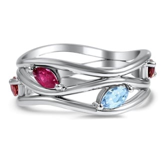 Custom Multi-Color Open Wave Band