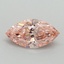 1.02 Ct. Fancy Vivid Pink Marquise Lab Grown Diamond