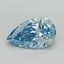 1.50 Ct. Fancy Vivid Blue Pear Lab Grown Diamond