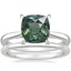 Platinum Dawn Diamond Ring with Petite Comfort Fit Wedding Ring
