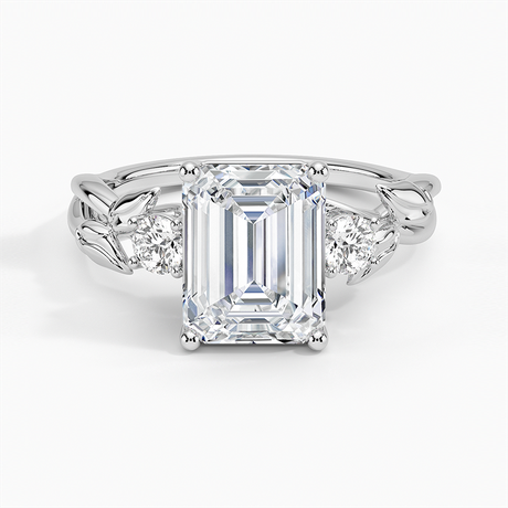 Budding Willow Three Stone Diamond Ring