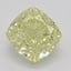 1.53 Ct. Fancy Yellow Cushion Diamond