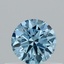 0.35 Ct. Fancy Vivid Blue Round Lab Grown Diamond
