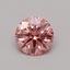 0.42 Ct. Fancy Vivid Pink Round Lab Grown Diamond