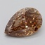 3.33 Ct. Fancy  Brown Pear Lab Grown Diamond
