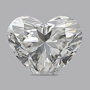 Heart diamond — real photo